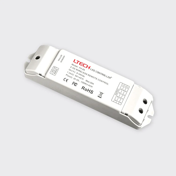 4 × 5A RGBW Wireless RF Receiver