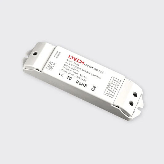 4 × 5A RGBW Wireless RF Receiver